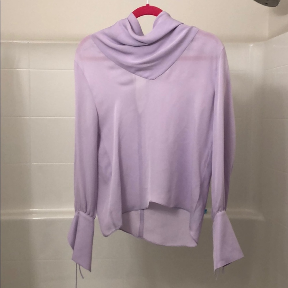 Topshop boutique silk blouse